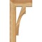 Ekena Millwork Westlake Block Rough Sawn Bracket, Western Red Cedar, 4"W x 14"D x 26"H BKT04X14X26WTL05RWR - alternate 2